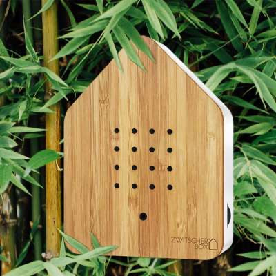 Relaxound Zwitscherbox Holz Eiche
