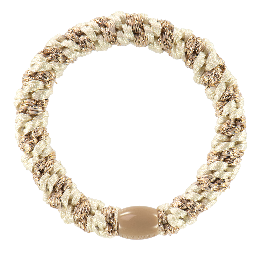 Ivory-Beige glitter stripe– KKNEKKI
