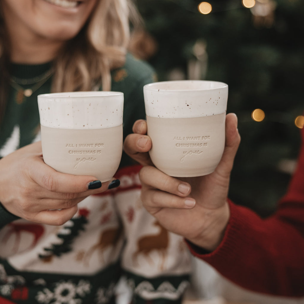 All I want for Christmas is you“-Becher von Eulenschnitt