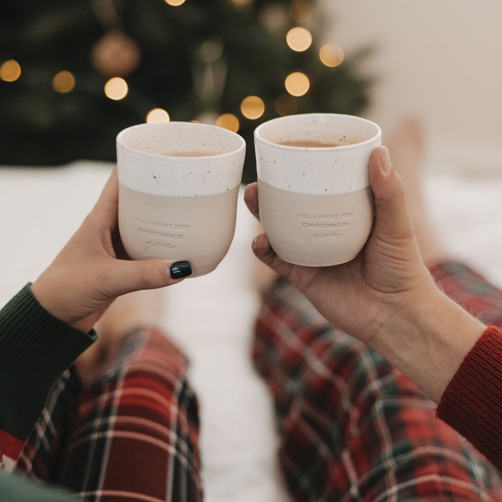 All I want for Christmas is you“-Becher von Eulenschnitt