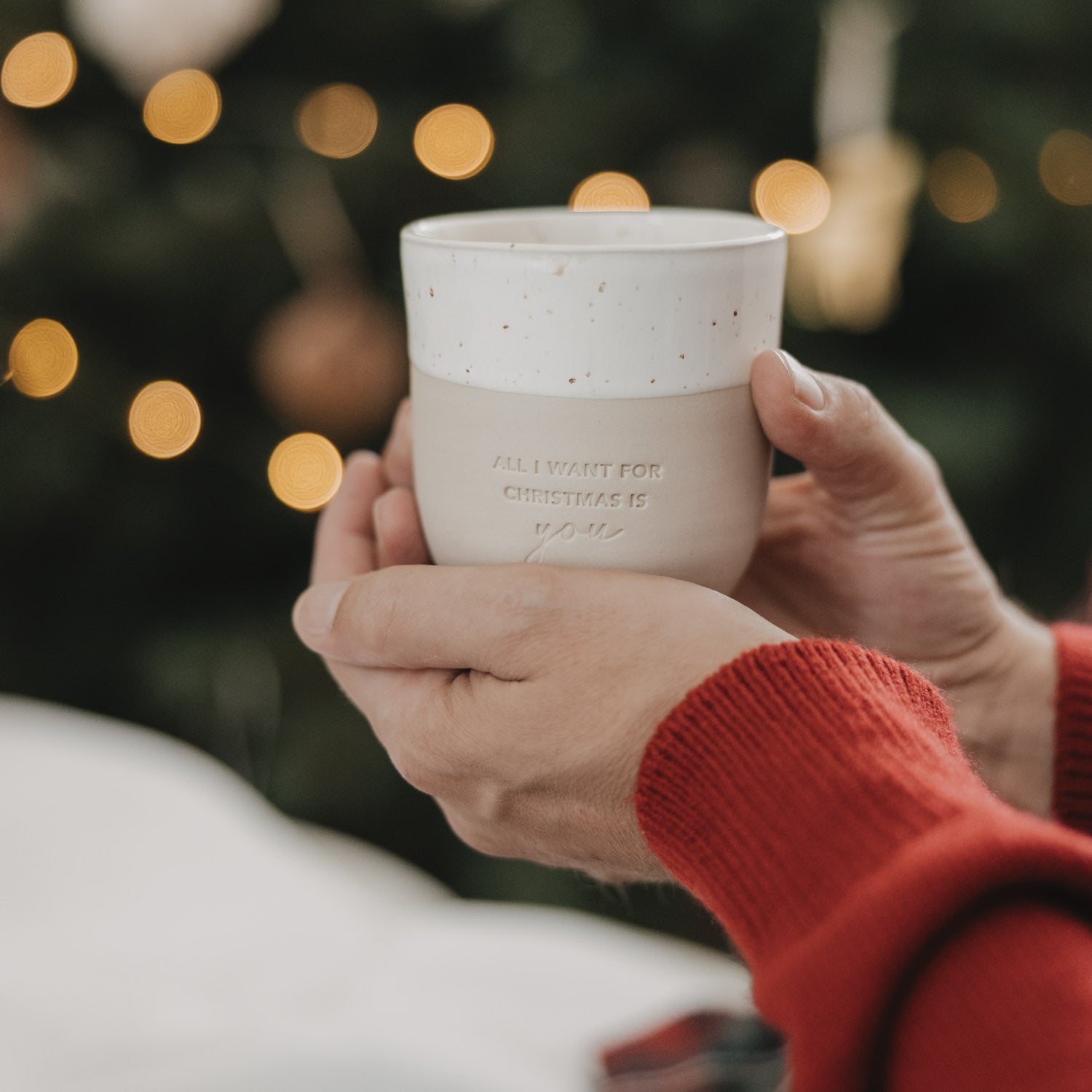 All I want for Christmas is you“-Becher von Eulenschnitt