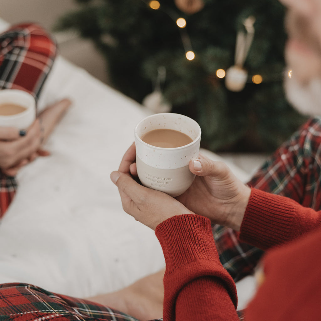 All I want for Christmas is you“-Becher von Eulenschnitt