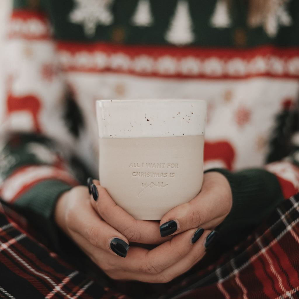 All I want for Christmas is you“-Becher von Eulenschnitt