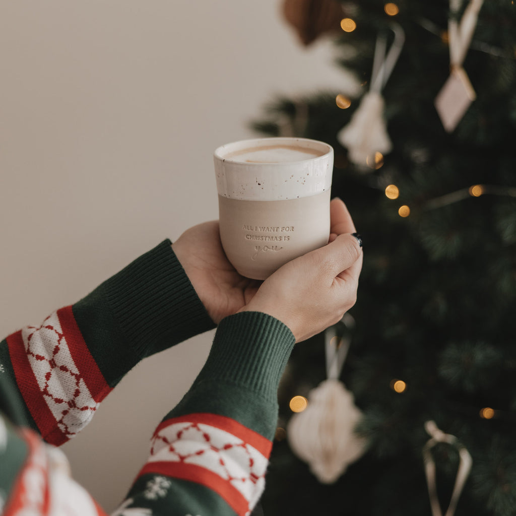 All I want for Christmas is you“-Becher von Eulenschnitt