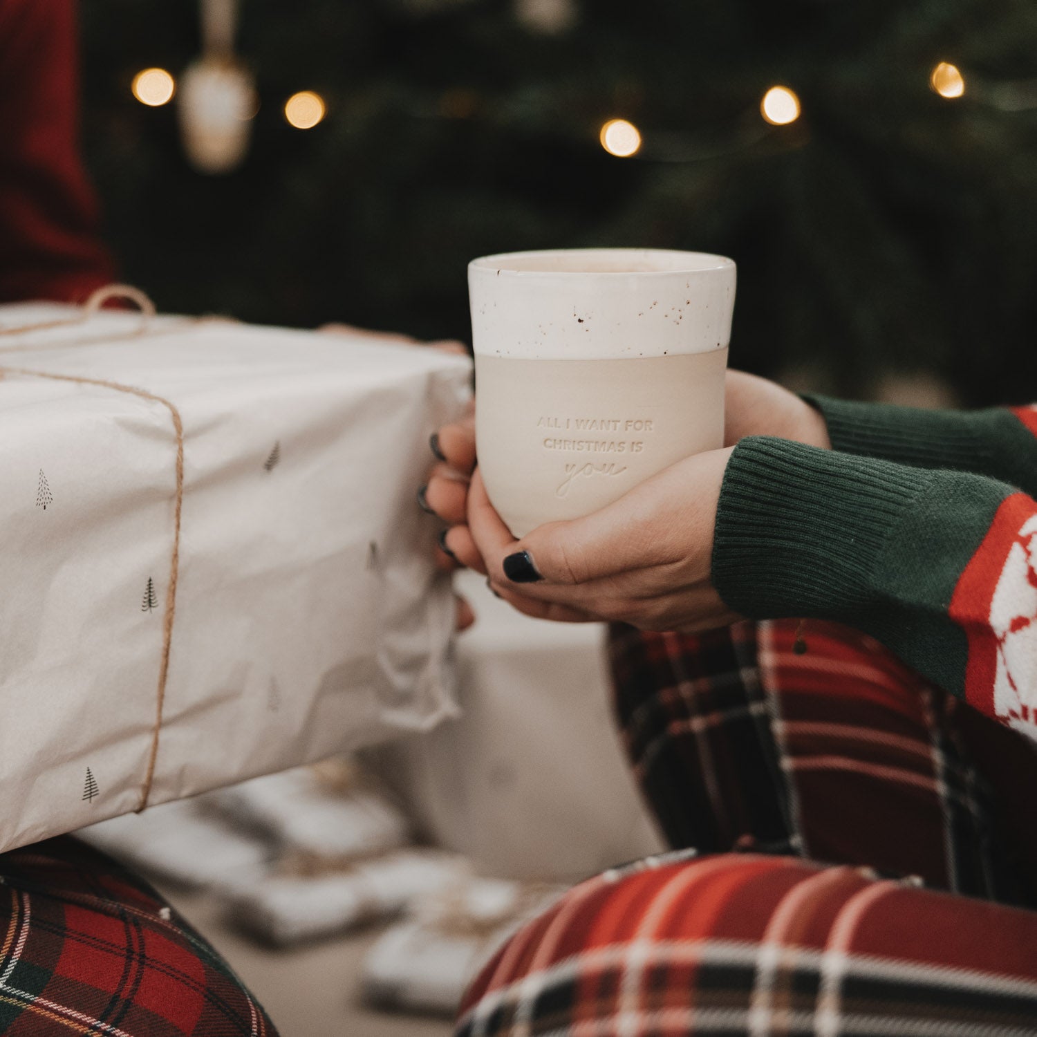 All I want for Christmas is you“-Becher von Eulenschnitt