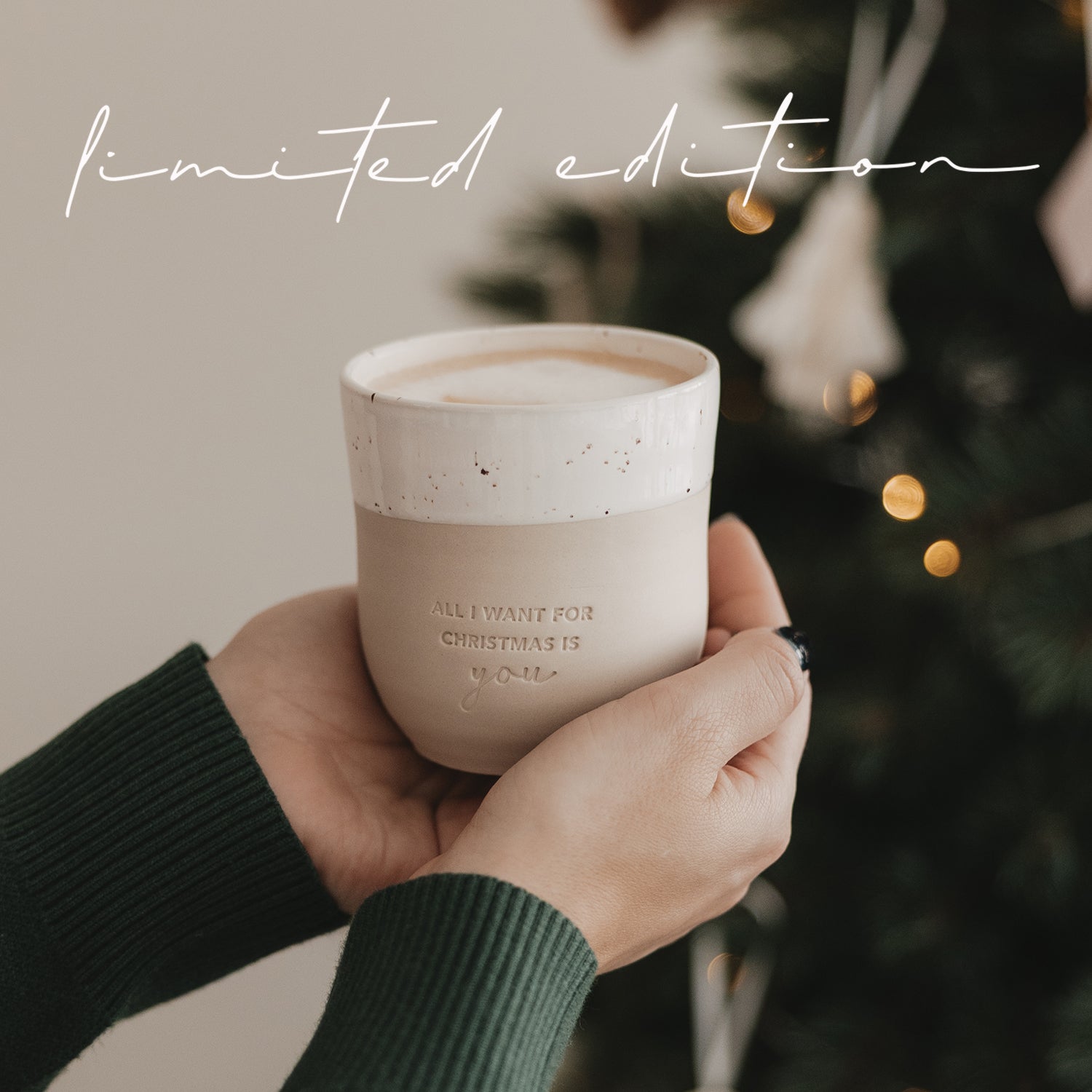 All I want for Christmas is you“-Becher von Eulenschnitt