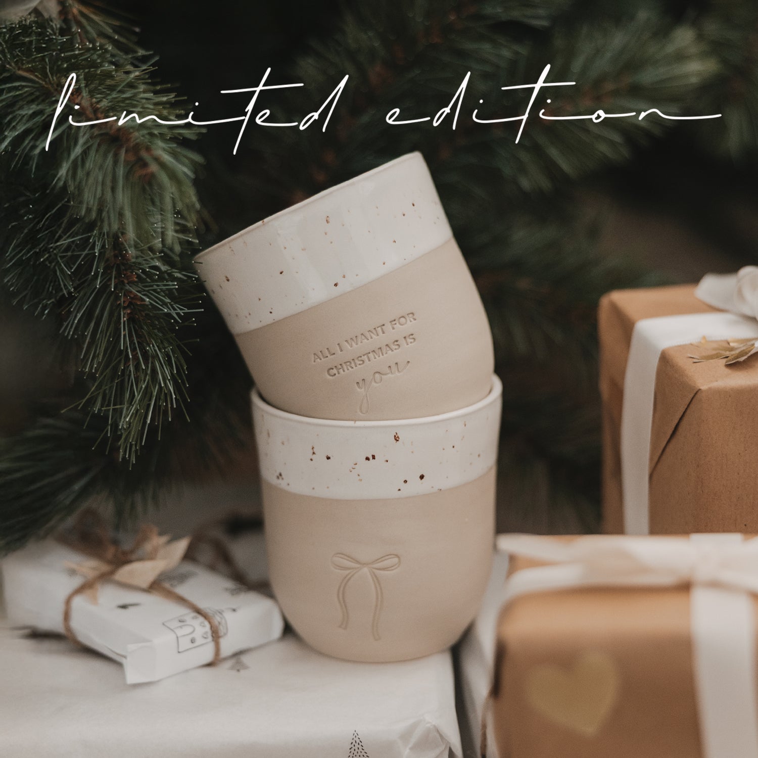 All I want for Christmas is you“-Becher von Eulenschnitt