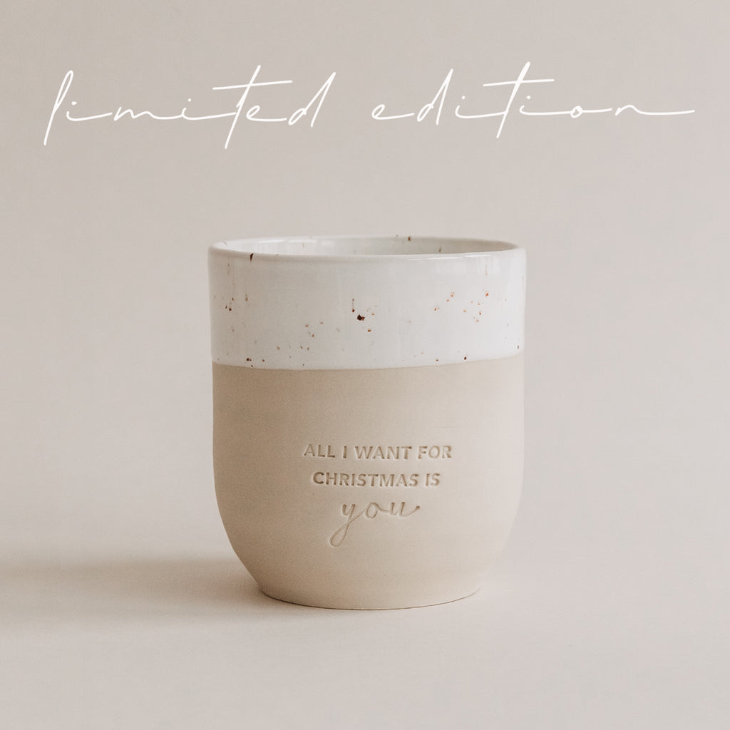 All I want for Christmas is you“-Becher von Eulenschnitt